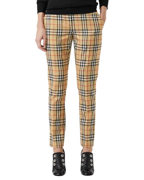 burberry pants plaid